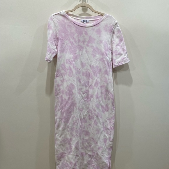 525 America / Tie Dye Midi Dress in electric lilac - Picture 7 of 12